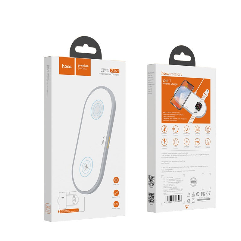Power Dock 2-in-1 Wireless Charger